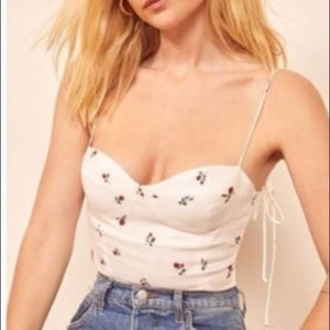 Reformation magnolia top -Queen Anne